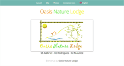 Desktop Screenshot of oasisnaturelodge.com
