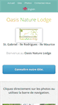 Mobile Screenshot of oasisnaturelodge.com